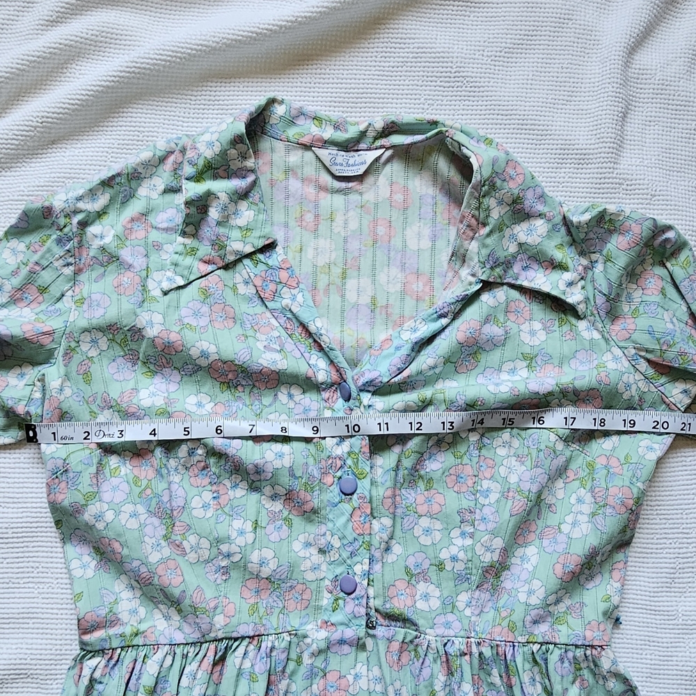 Floral Button-Up Dress - Picture 6 of 6